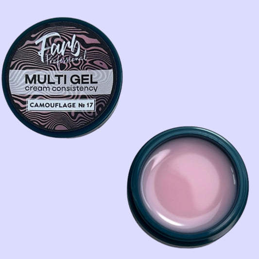 FARB  CAMOUFLAGE MULTI UV GEL  #17 (15ml)