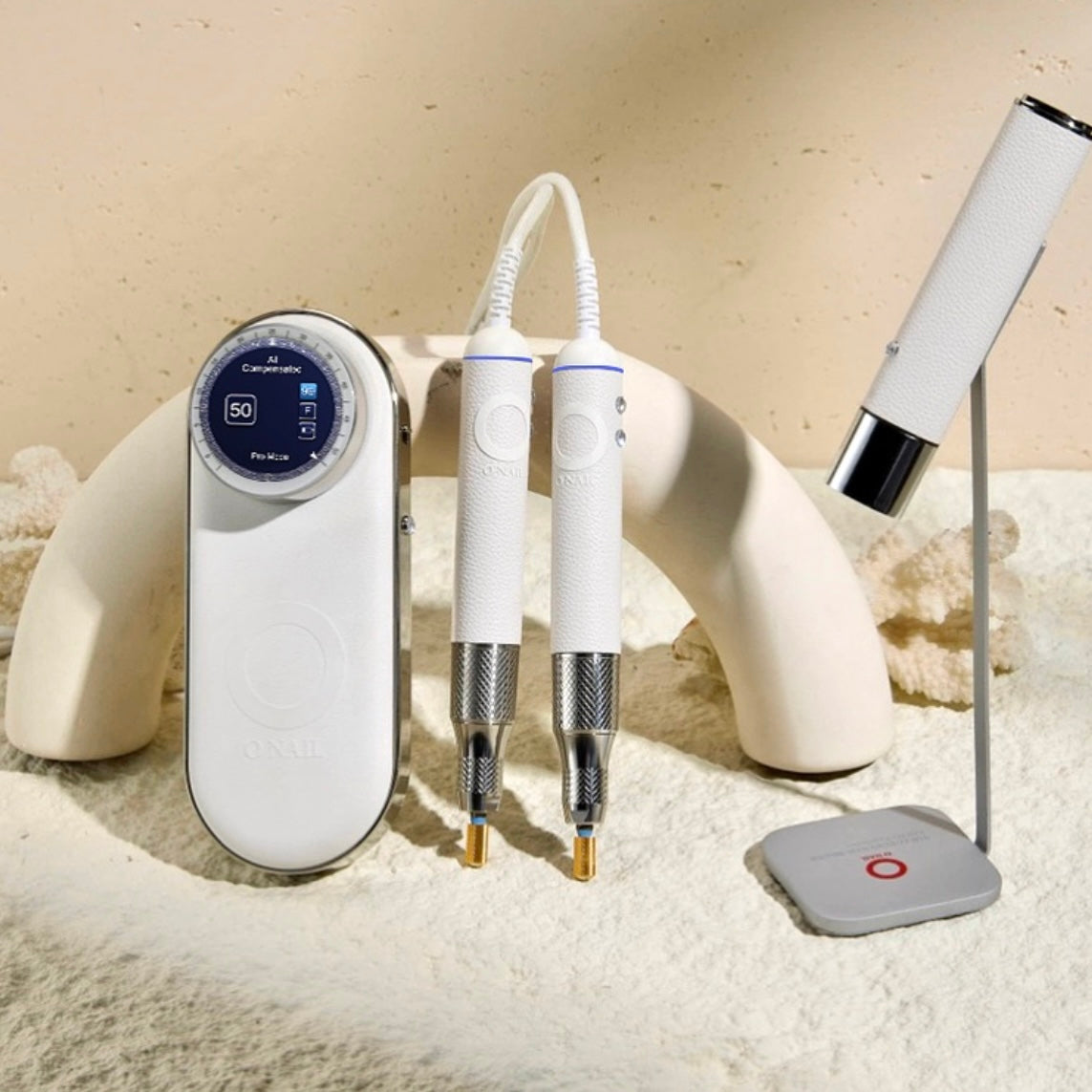 ONAIL AI Precision Drill with 2 Handpieces
