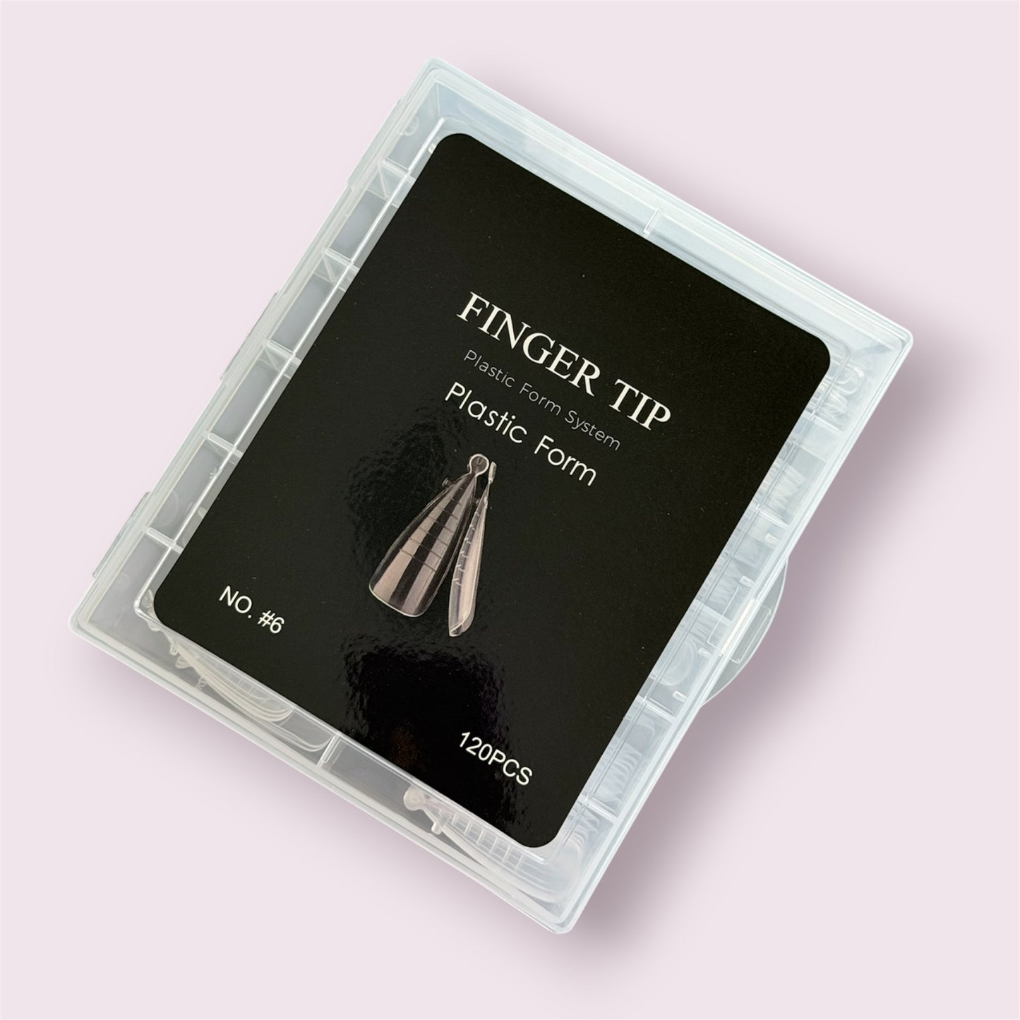 Dual  Nail Forms "Classic" #6 for Acrygel, Polygel (120pc)