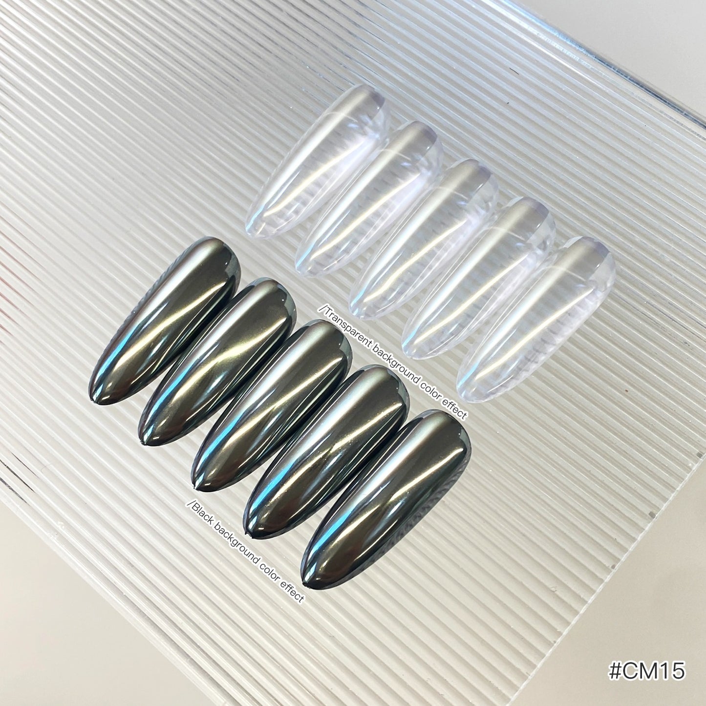 Chrome Powder Glass Pearl Mirror CM15