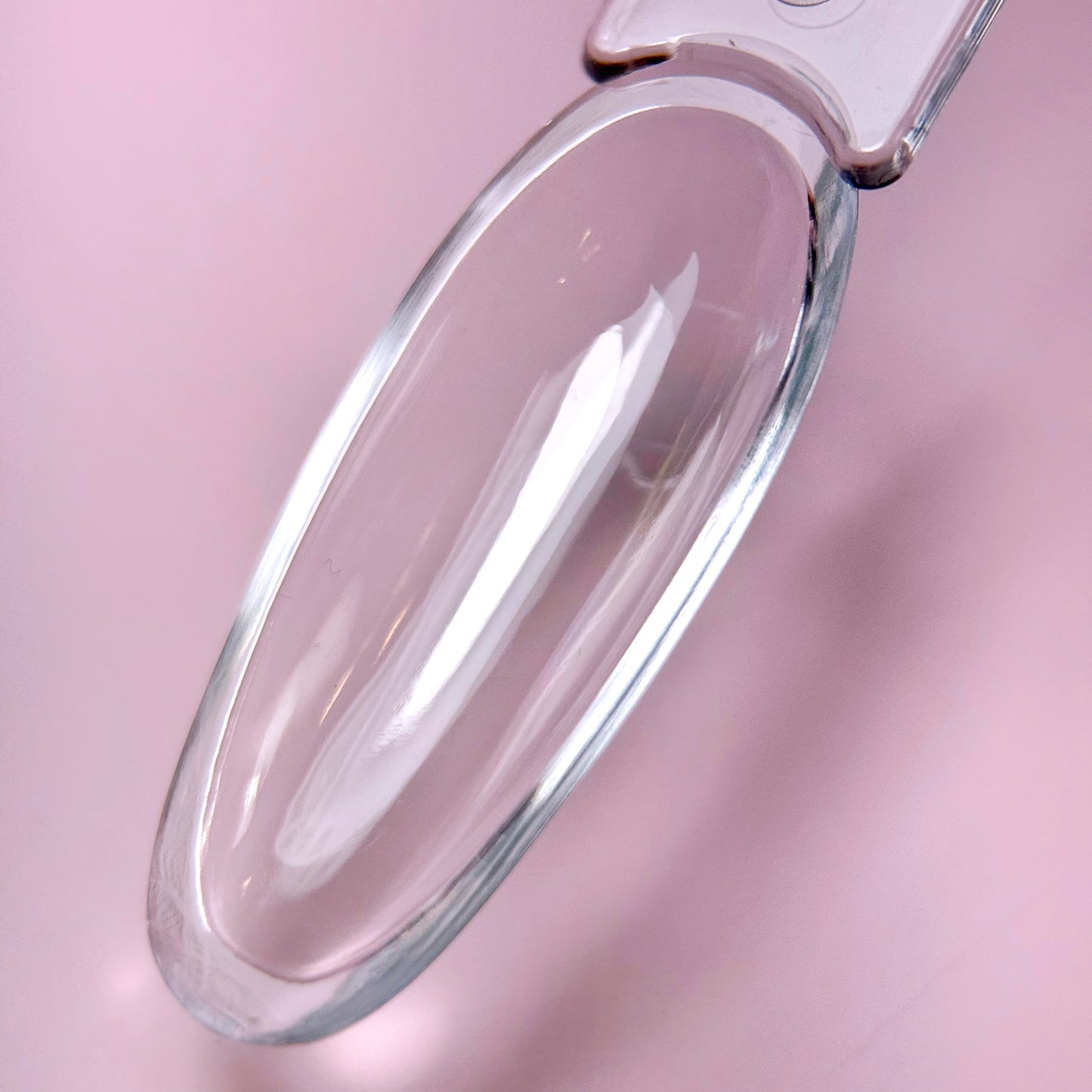 (New!) Plastic Nail Tips with 3D Effect, 50pc (Oval, Transparent)