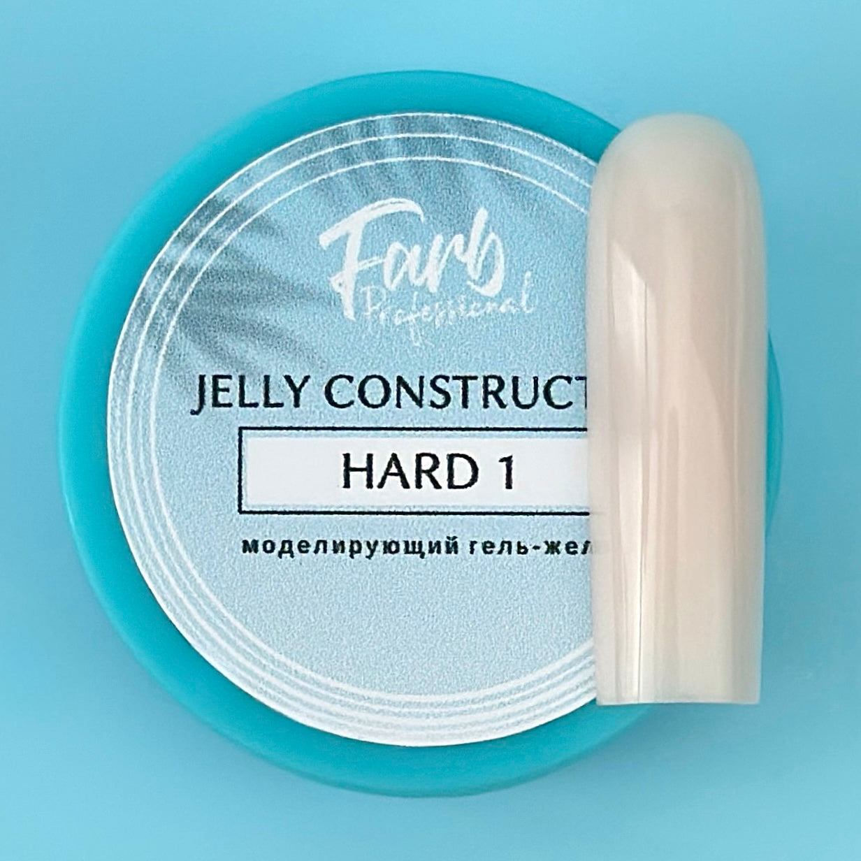FARB JELLY CONSTRUCTOR UV GEL, hard (30g), Tone #1