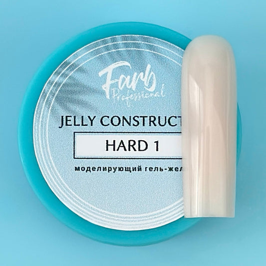FARB JELLY CONSTRUCTOR UV GEL, hard (30g), Tone #1