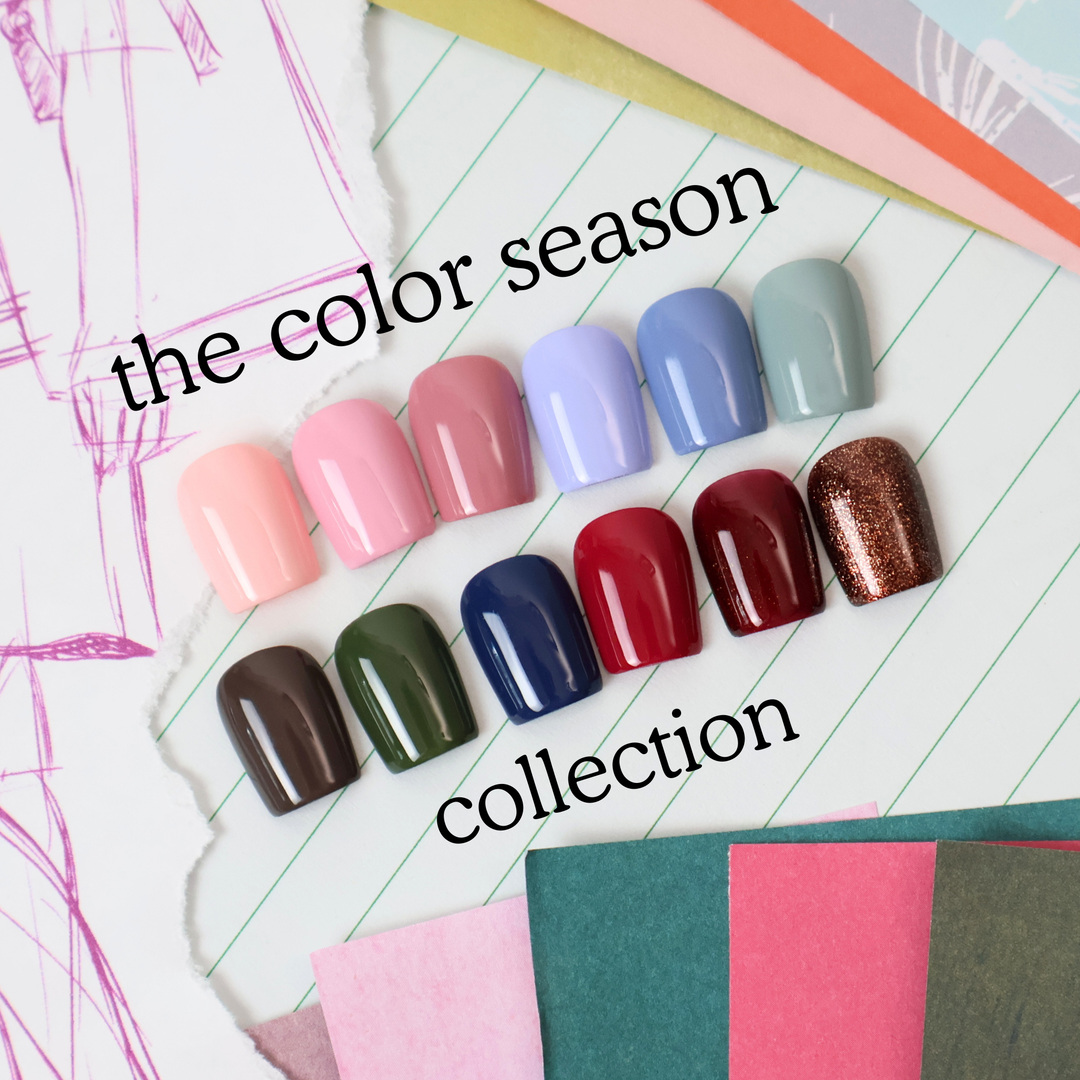 Nail Thoughts Full "COLOR SEASON" Collection (12 bottles)