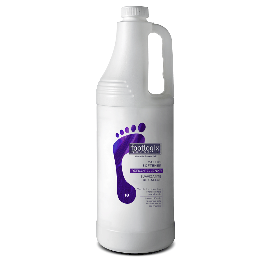 Footlogix - CALLUS SOFTENER SPRAY REFILL 946ml/32oz. Please contact us for Professional (Licensed NailTech) pricing!