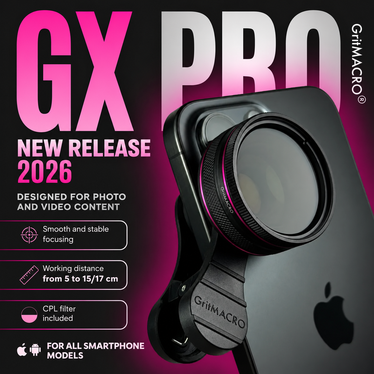 New 2026 Macro Lens GritMACRO GX PRO