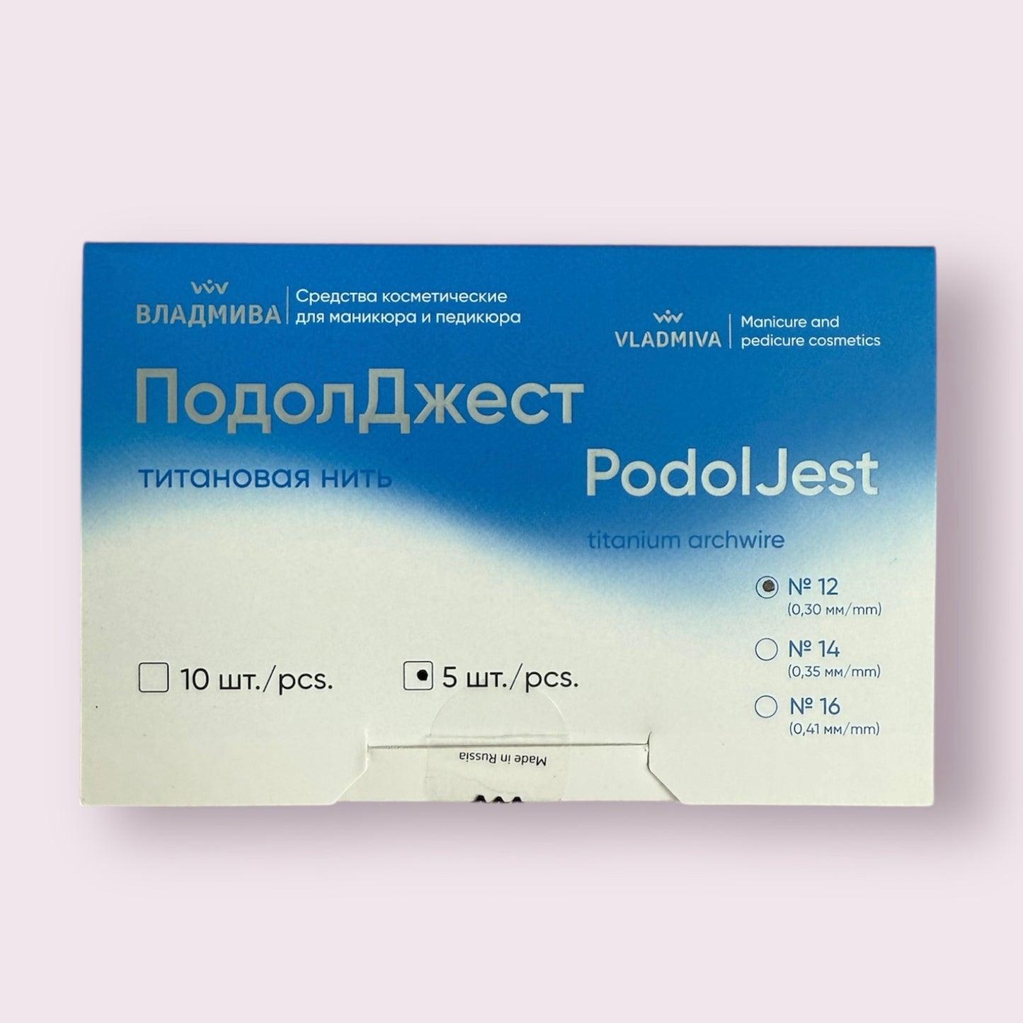 PODOLJEST Titanium archwire #12 , 5 pcs