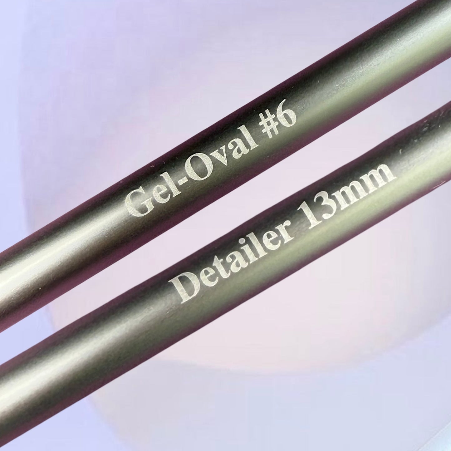 (NEW 2026!) NailMasterDallas Dual "French" Brush ( 13mm THIN DETAILER + 6mm LONG OVAL brush)