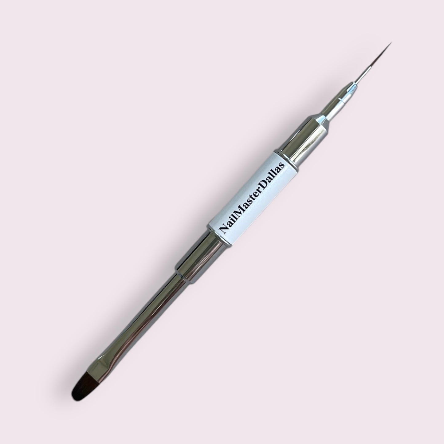 (NEW!) NailMasterDallas Dual Brush ( 9mm THIN brush + OVAL 6 flat brush)