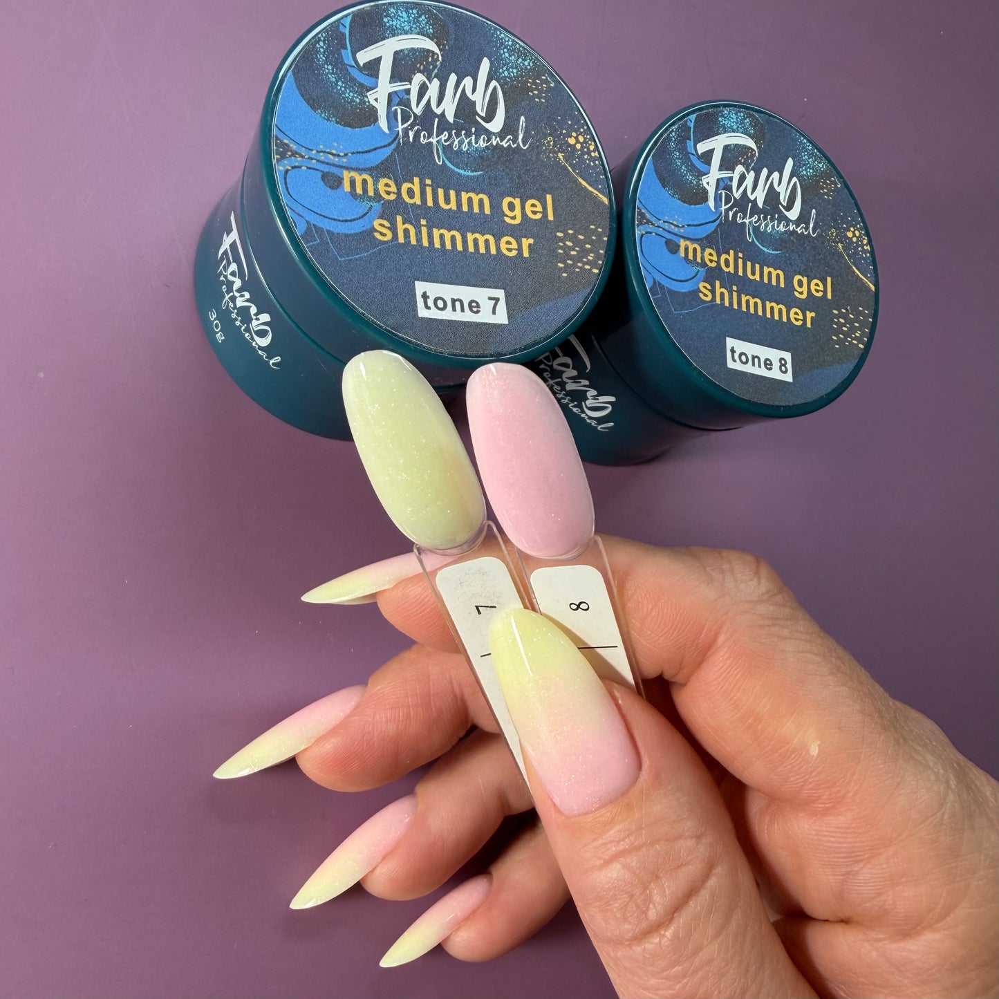 FARB MEDIUM GEL SHIMMER #8 (30ml)