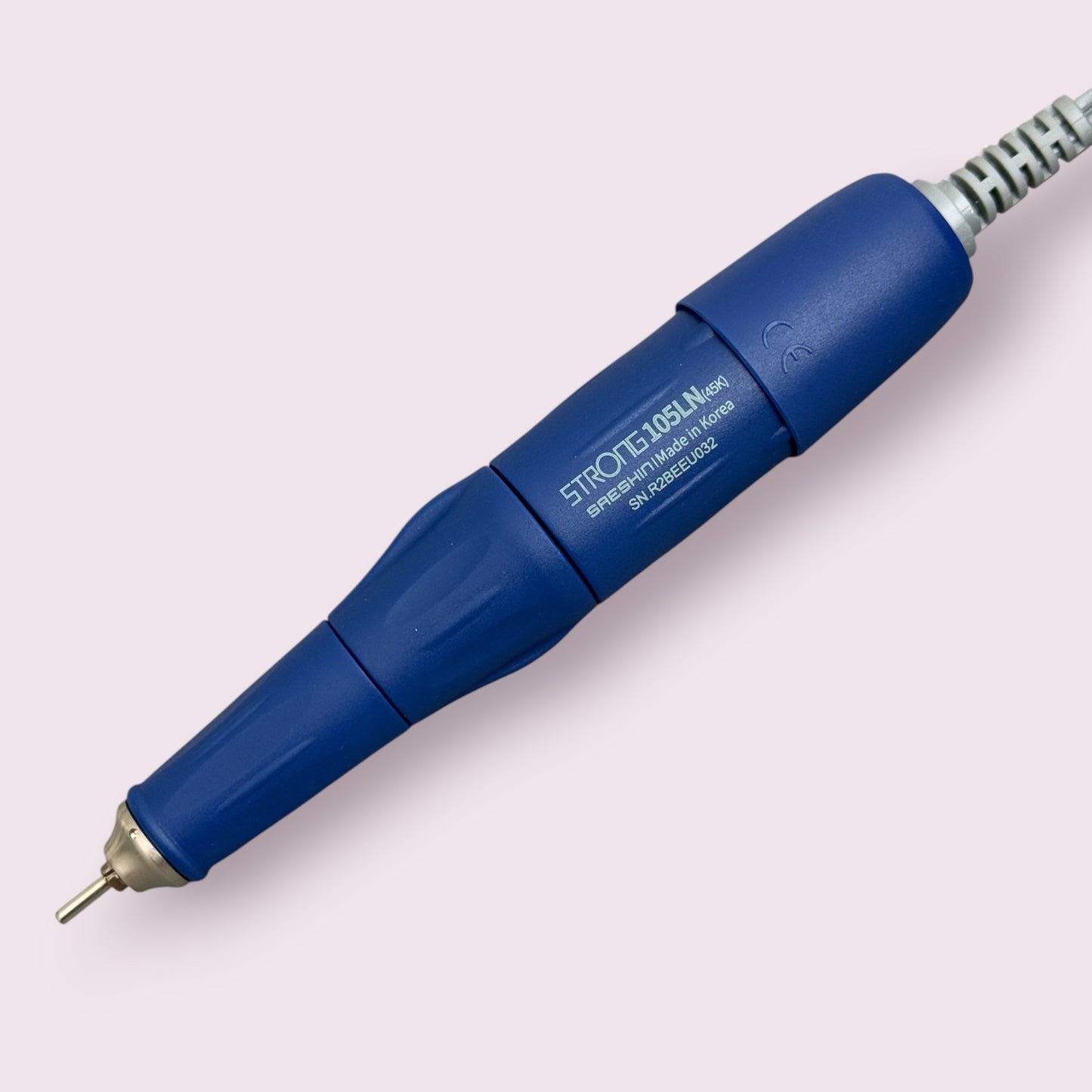 Nail Drill Set STRONG 210+ 105LN Blue (45K) by STRONG/SAESHIN (New! Made in Korea)