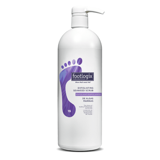 Footlogix - EXFOLIATING SEAWEED FOOT SCRUB (32oz/946ml) Please contact us for Professional (Licensed NailTech) pricing!