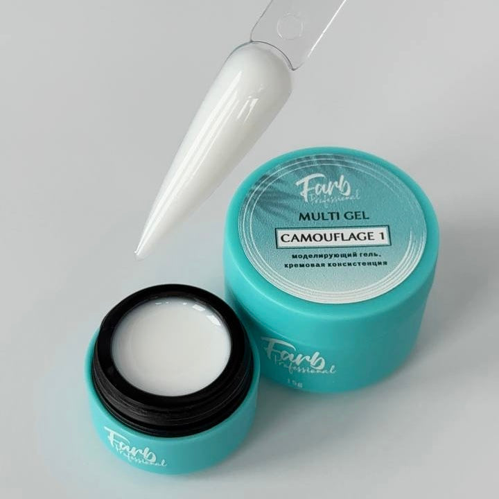 FARB  CAMOUFLAGE MULTI UV GEL (15ml) #1