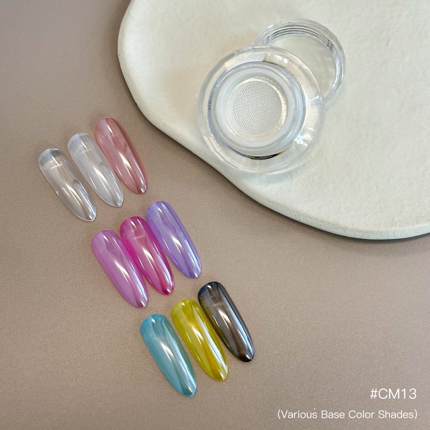 Chrome Powder Glass Pearl Mirror CM13