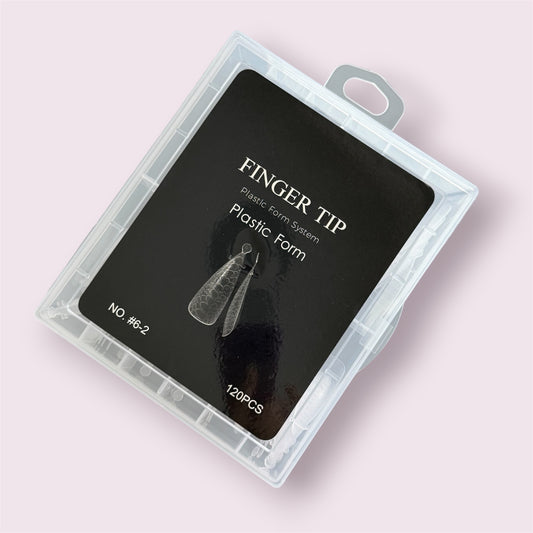 Nail Forms "Artistic Designs" #6-2 for Acrygel, Polygel (120 pc)