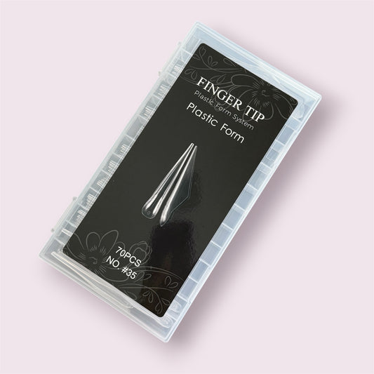 Nail Forms "Artistic Designs" #35 for Acrygel, Polygel (70 pc)