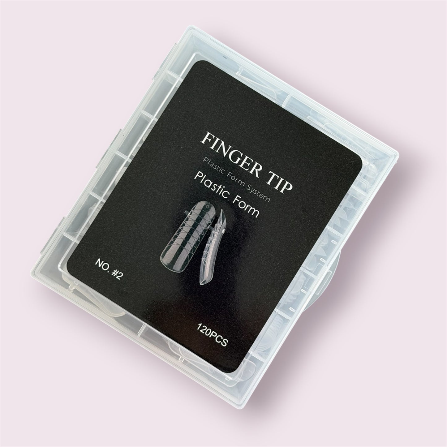 Dual  Nail Forms "Classic" #2 for Acrygel, Polygel (120pc)
