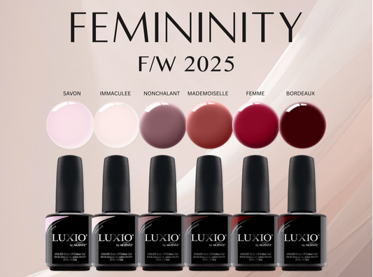LUXIO by AKZENTZ - (New 2025!) Trial Size FEMININITY COLLECTION (6 colors)