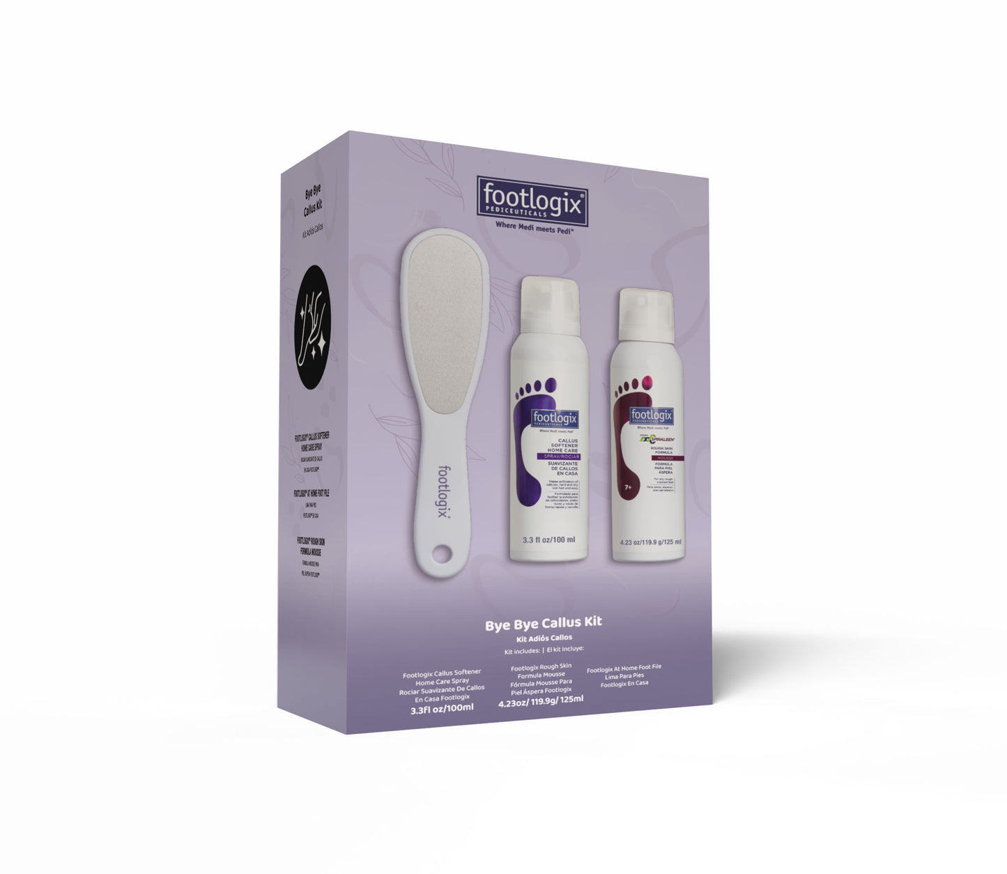 Footlogix - BYE BYE CALLUS KIT 2 X 125ml/4.2oz