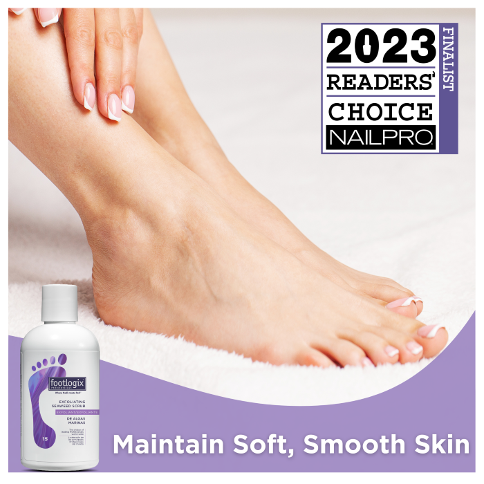 Footlogix - EXFOLIATING SEAWEED FOOT SCRUB (32oz/946ml) Please contact us for Professional (Licensed NailTech) pricing!