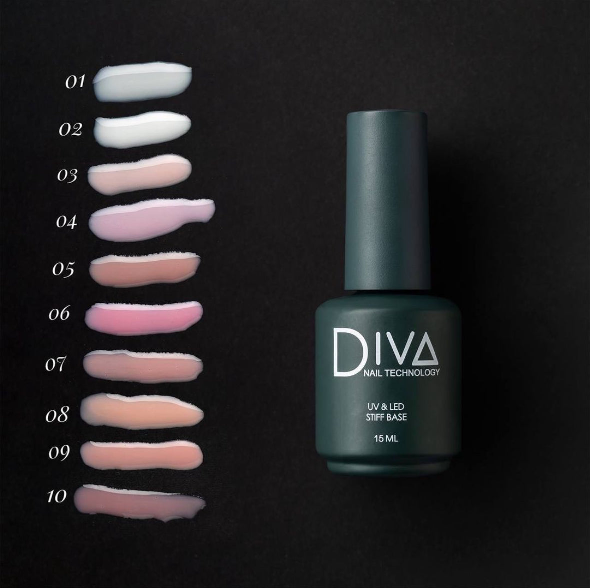 DIVA STIFF Colored Base #10 (15ml)