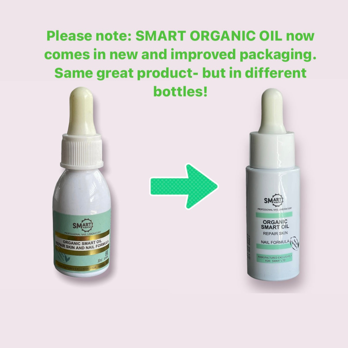 SMART Organic Oil: Nail and Skin Balm Repair Formula (30ml)