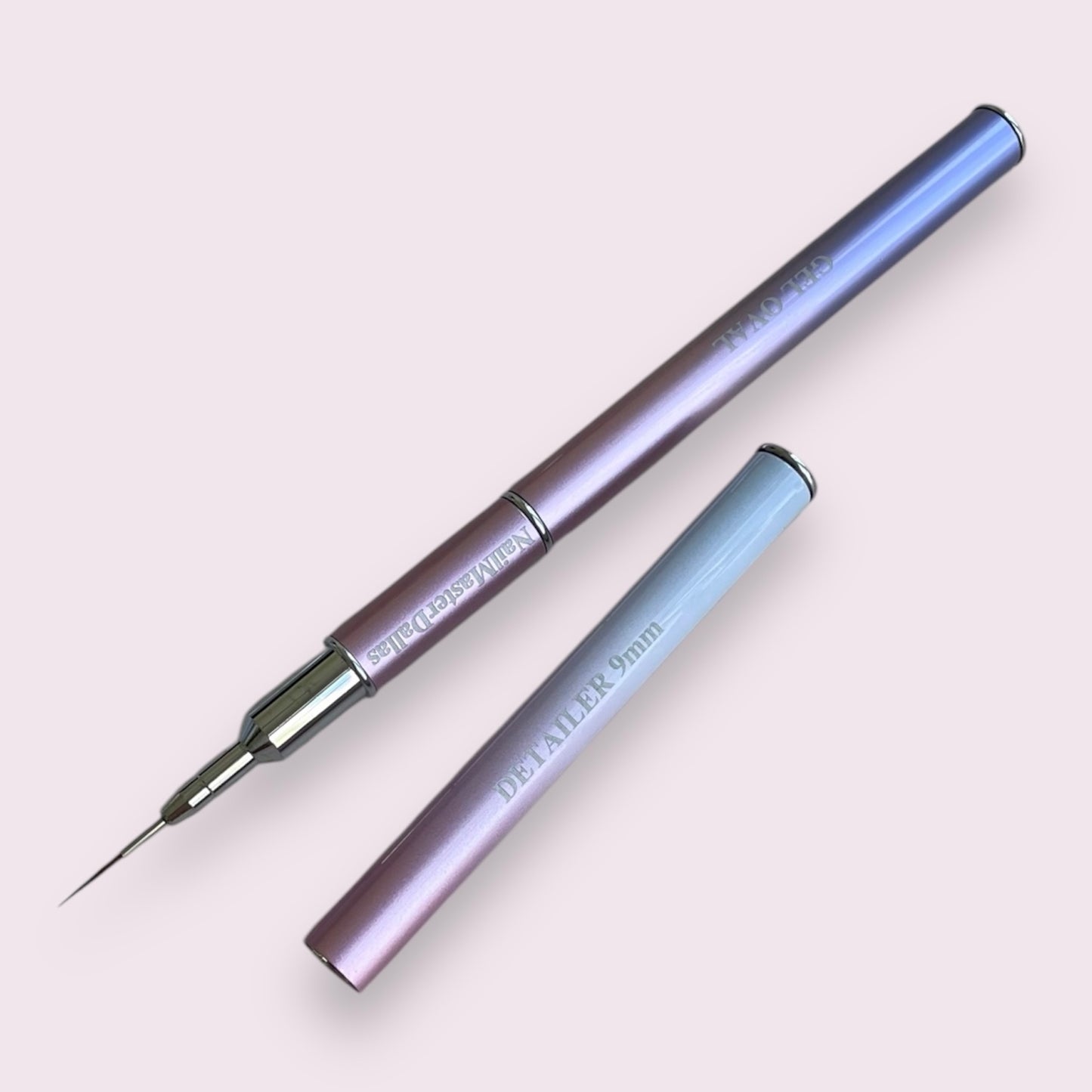 (NEW!) NailMasterDallas Dual Brush ( 9mm THIN brush +OVAL 4 flat brush)