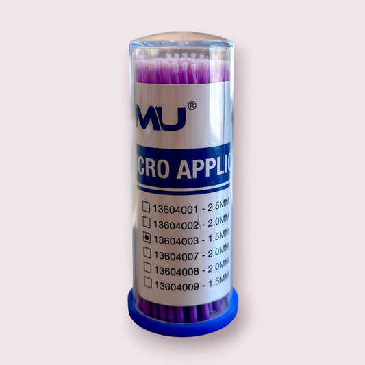 Microbrush Applicator, Purple (Super-Fine Tip, 100pc)