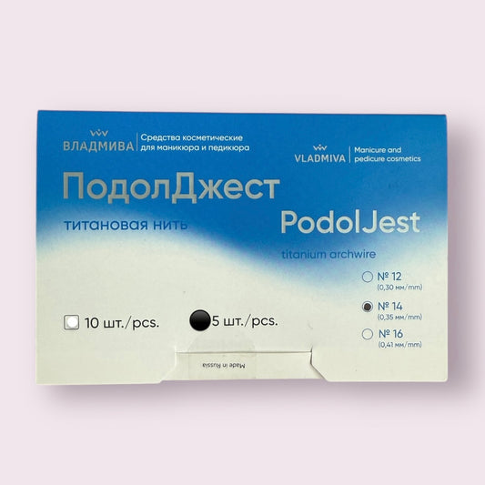 PODOLJEST Titanium archwire #14 , 5 pcs