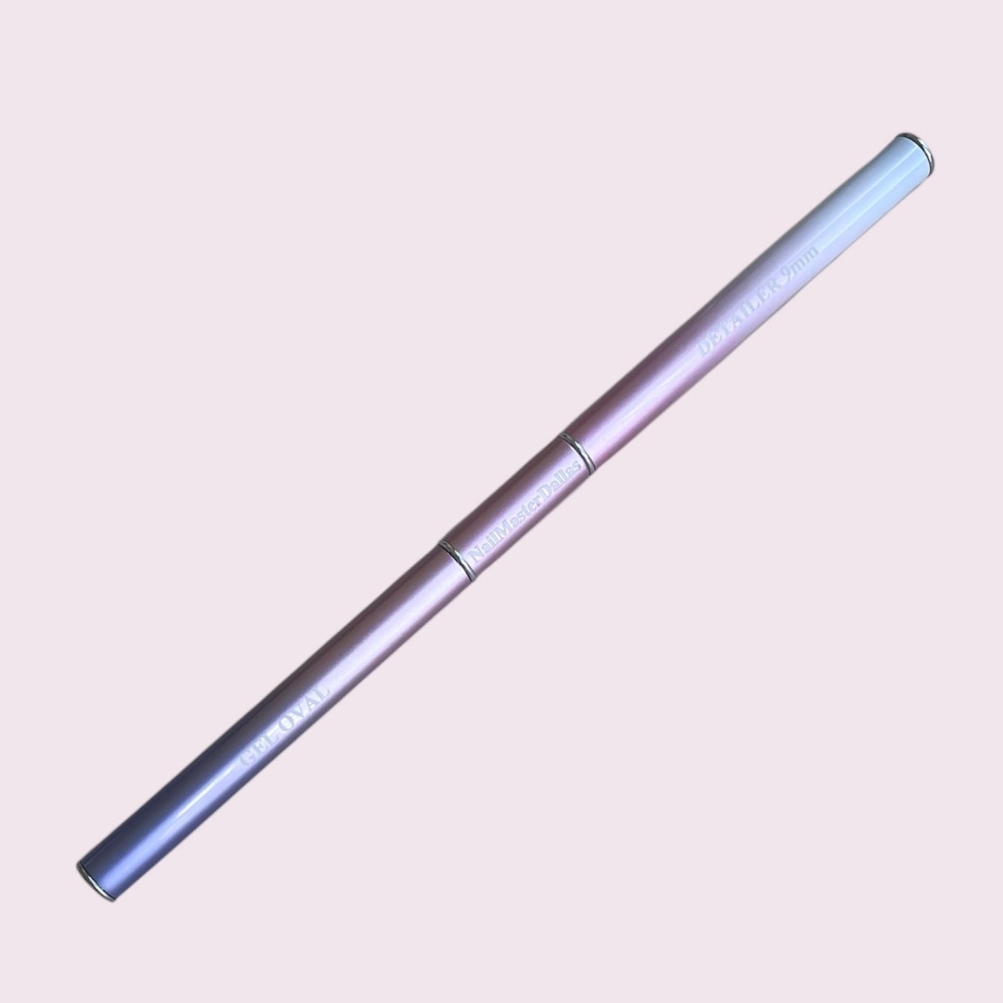 (NEW!) NailMasterDallas Dual Brush ( 9mm THIN brush +OVAL 4 flat brush)