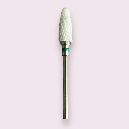 Ceramic Nail Bit #2 for Removal (Bullet/Flame), Green ,  Right Handed, 1pc
