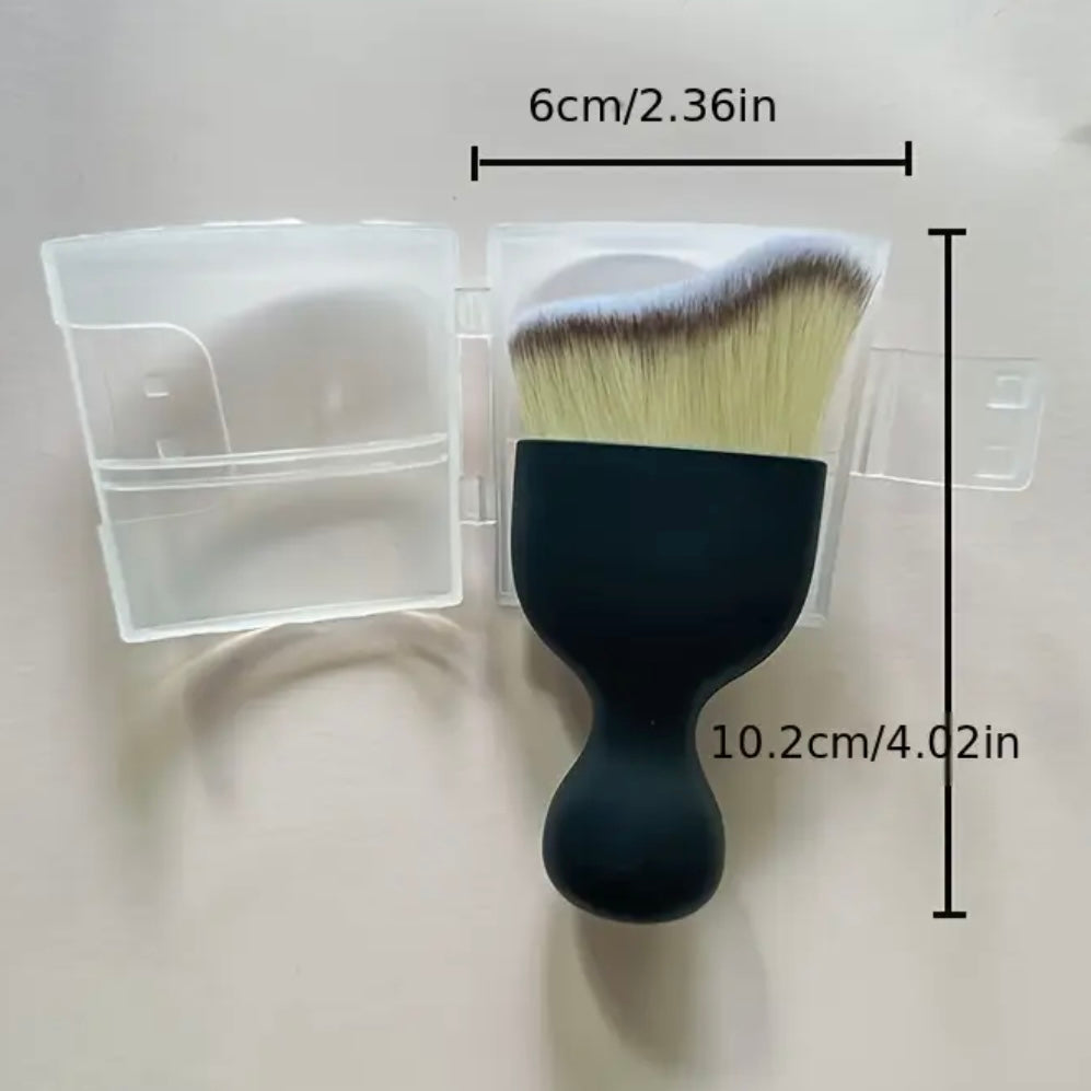 Profiled Brush for Nail Dust, 1pc