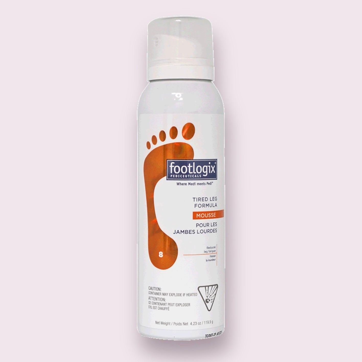 Footlogix - TIRED LEG FORMULA 125ml/4.2oz. Please contact us for Professional (Licensed NailTech) pricing!