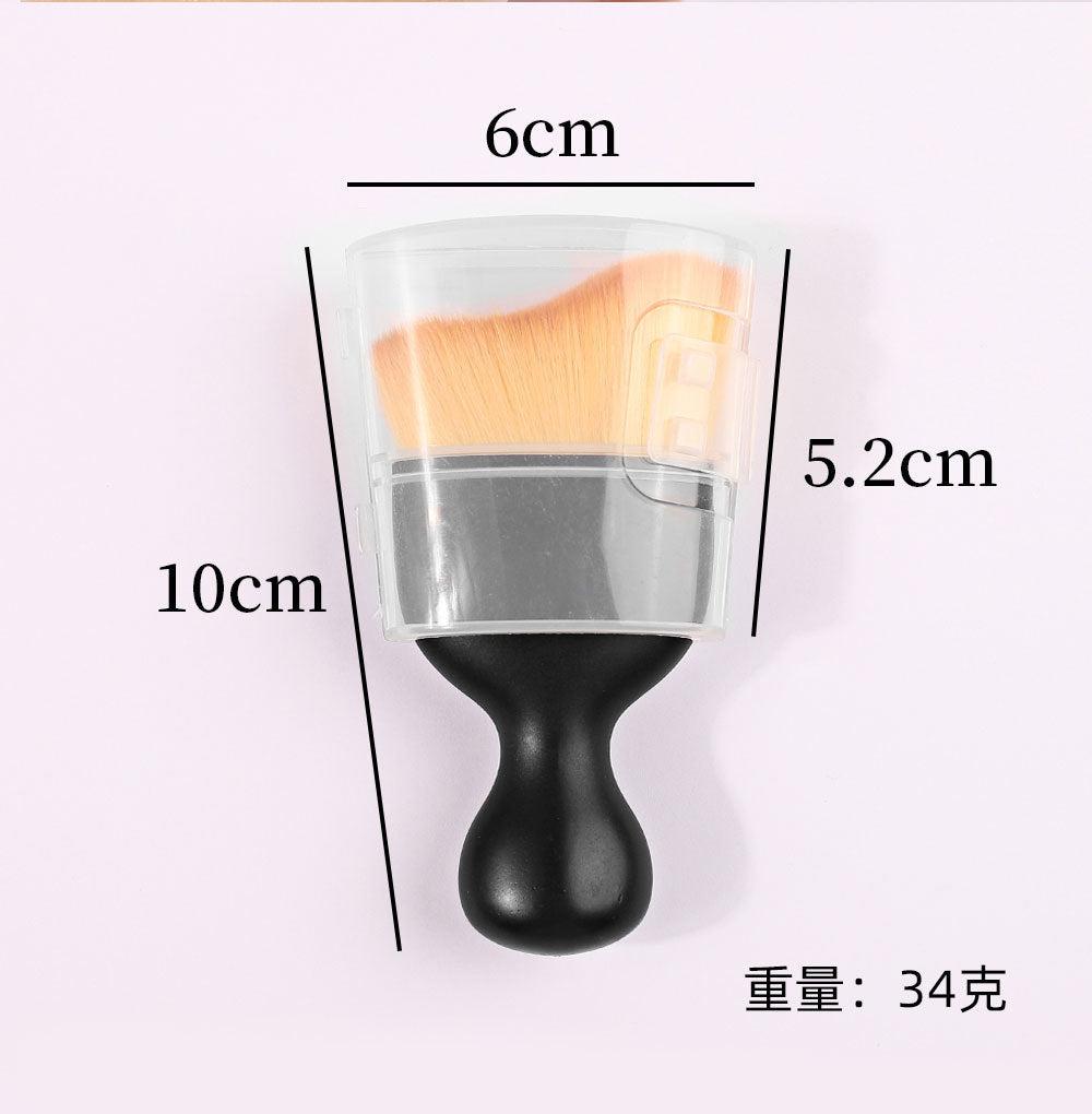 Profiled Brush for Nail Dust, 1pc
