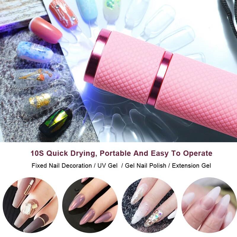 Mini UV Flashlight (PINK)