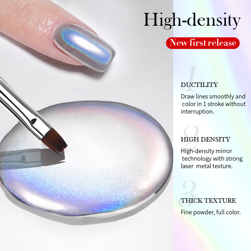 PRO SUPER LASER SILVER CHROME GEL (5ml, 1.06 oz), by BORN PRETTY