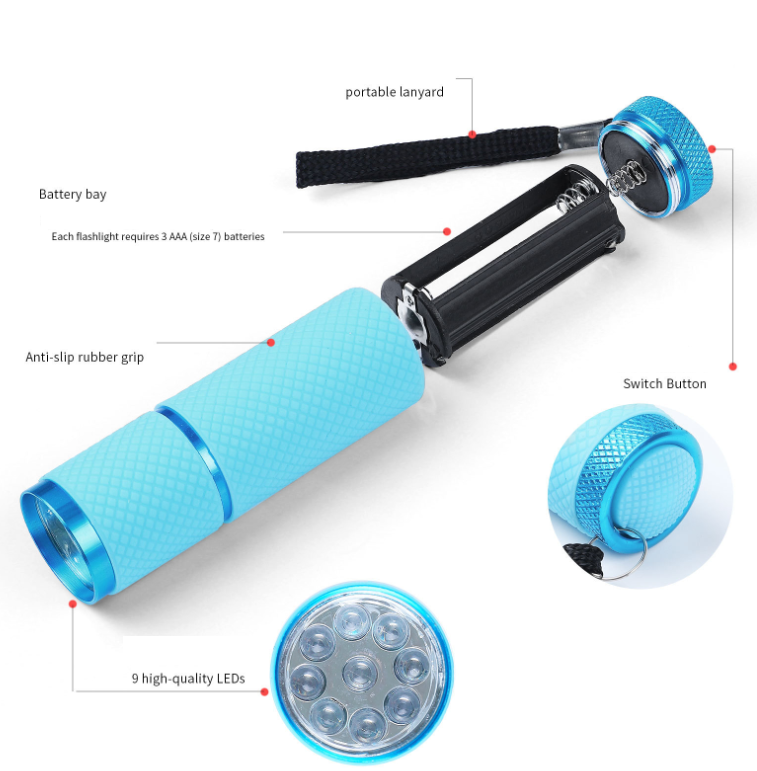 Mini UV Flashlight (PINK)