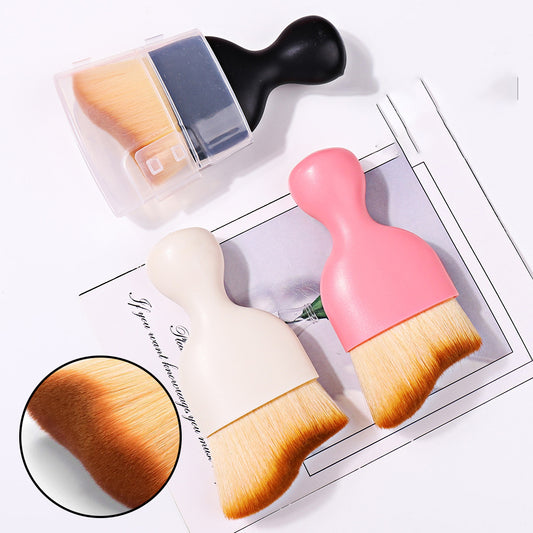 Profiled Brush for Nail Dust, 1pc