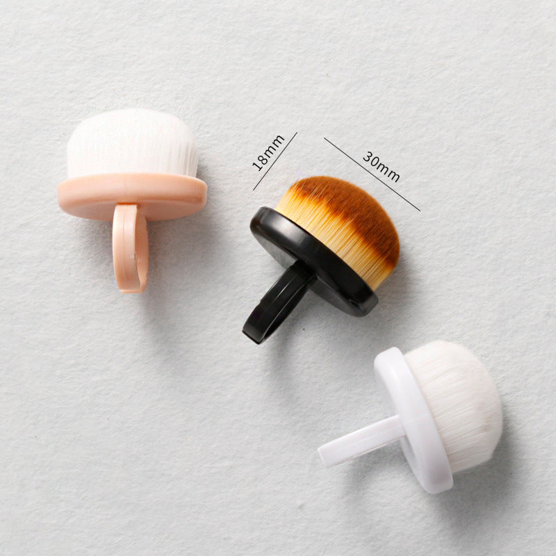 Ring Brush for nail dust, (Ring-Shaped) 1pc