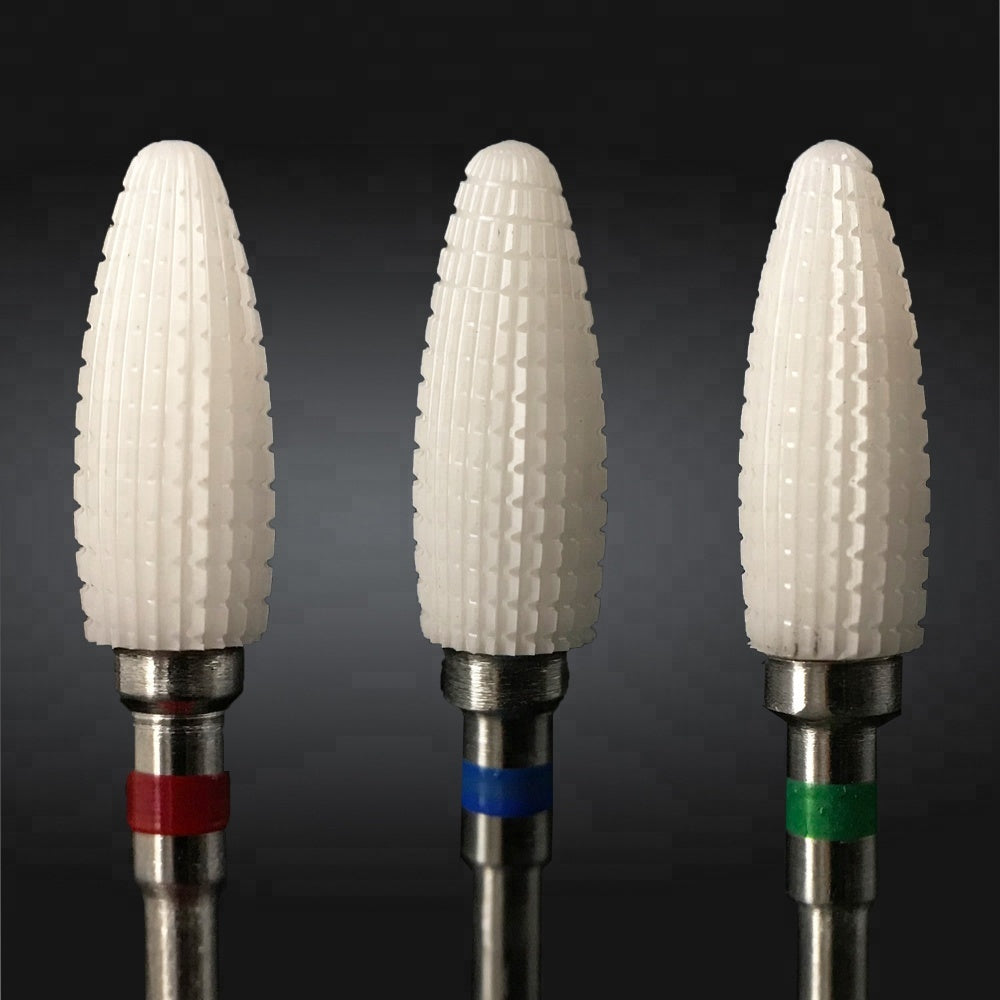 (New!) Volcano Ceramic Nail Bit for Removal, Bullet (Red, Blue, or Green)- Right Handed, 1pc