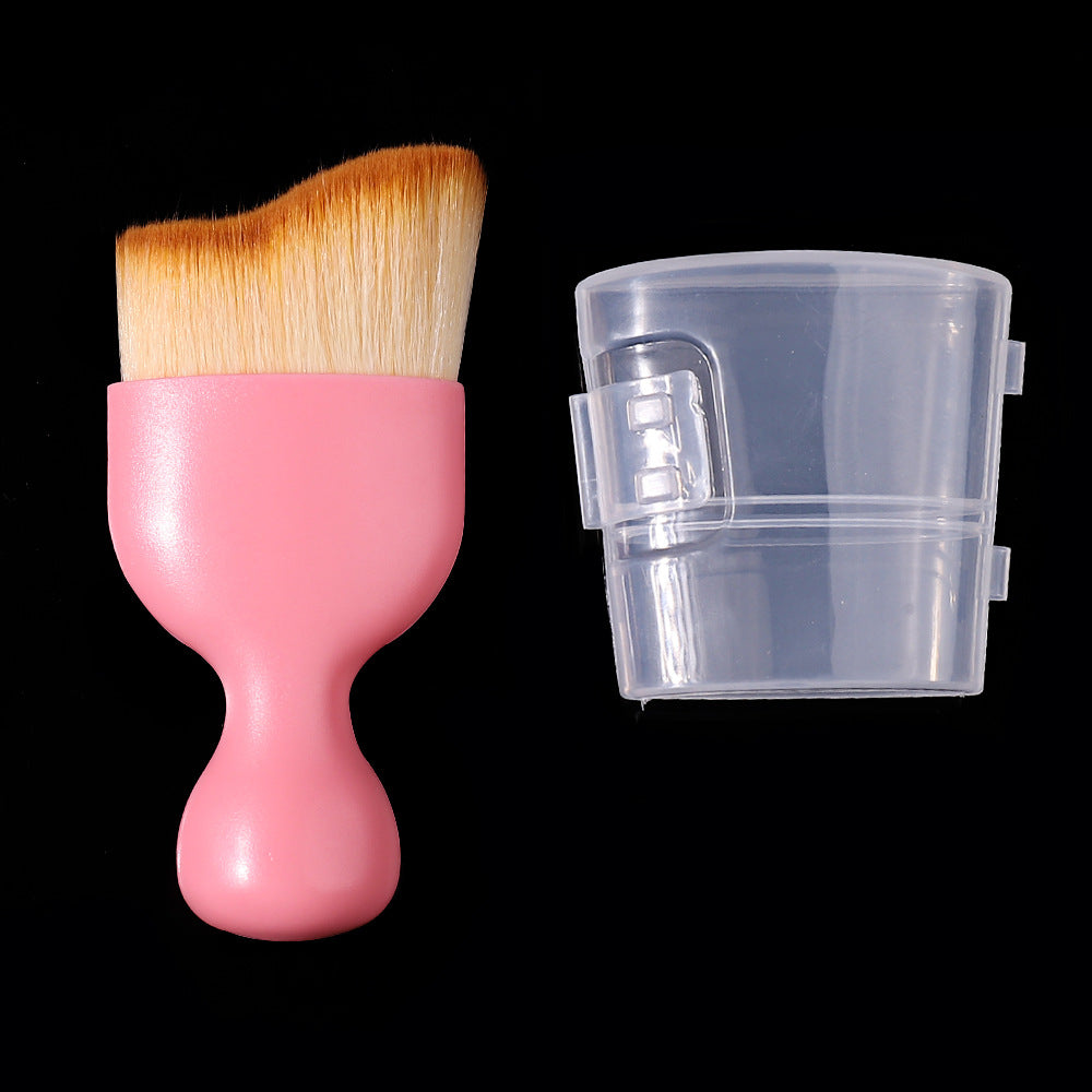Profiled Brush for Nail Dust, 1pc