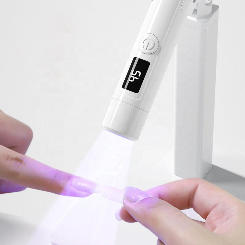 Mini UV Flashlight on a Stand (white or pink)