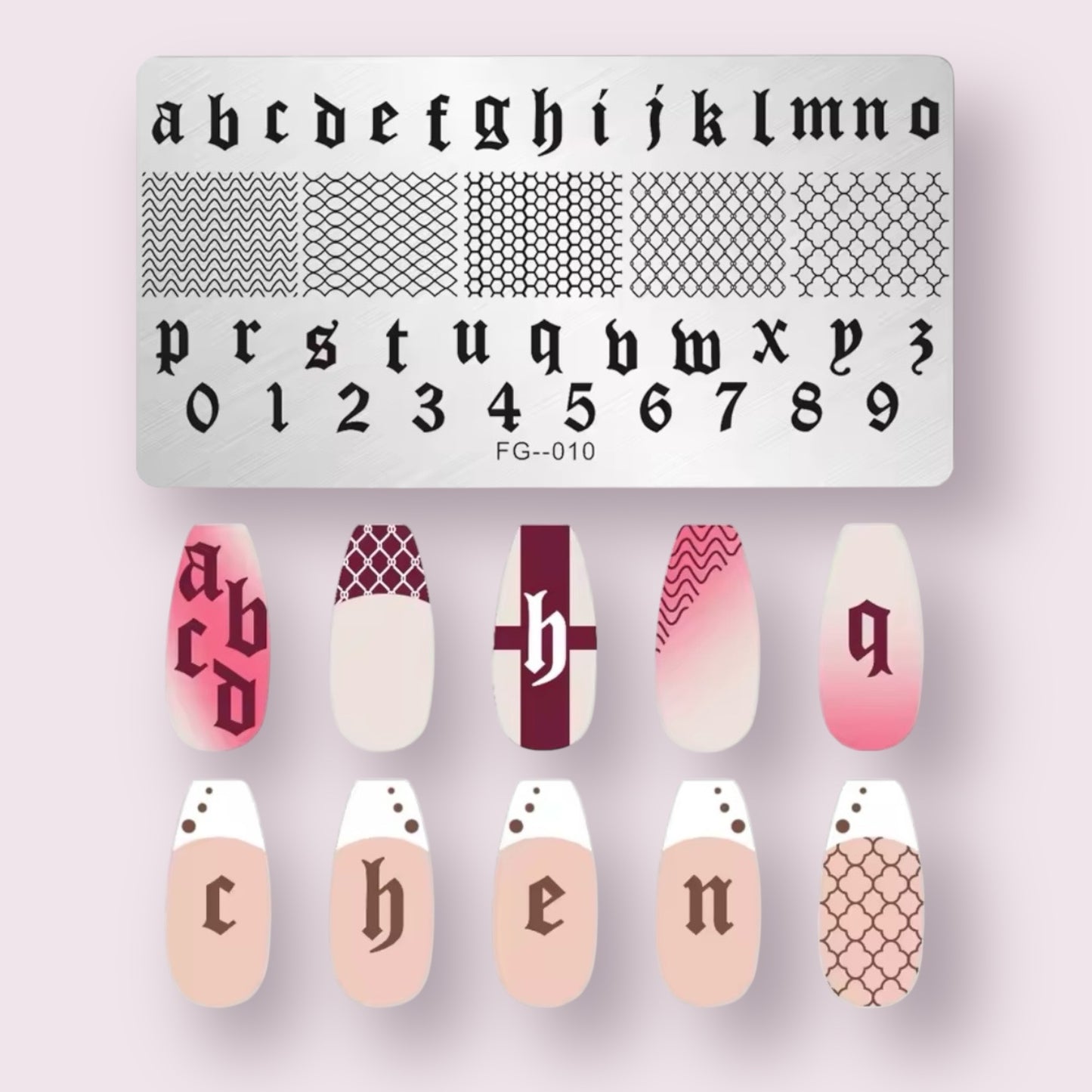 Stamping Plate FG 010