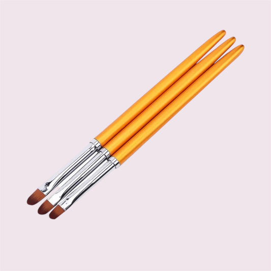 Oval Brush Set, 3 pcs (4-5-6)