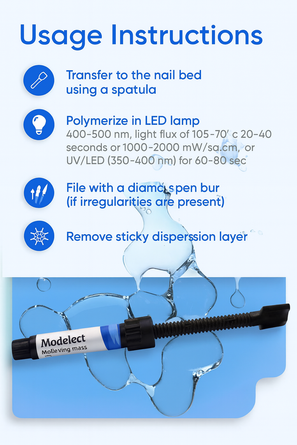 PodolJest Nail Modeling Mass (transparent, 4g)