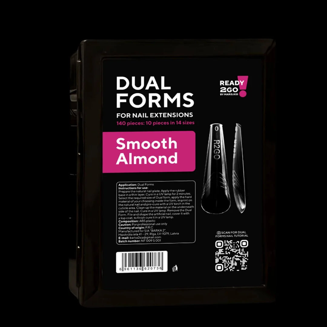 Dual Nail Forms Smooth Almond Ready2GO by MARIS.KID