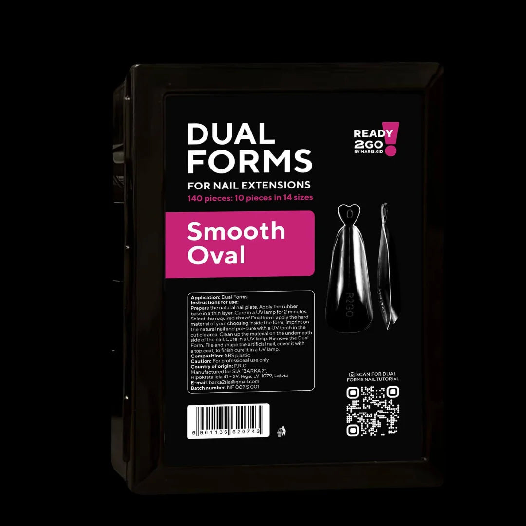 Dual Nail Forms Smooth Oval Ready2GO by MARIS.KID