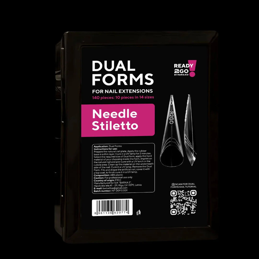 Dual Nail Forms Needle Stiletto Ready2GO by MARIS.KID