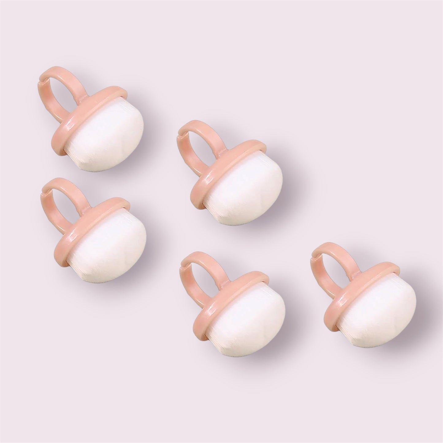 Ring Brush for nail dust, (Ring-Shaped) 1pc