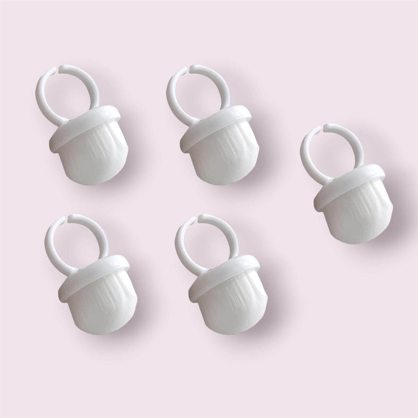 Ring Brush for nail dust, (Ring-Shaped) 1pc